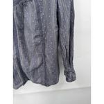 Sundance Peasant Bohemian Blouse Women L Grey Prairie Peasant Cottage Milk Maid Gray Size L Photo 5