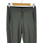 Athleta Stellar Trouser Tall Gray Size 4T Zip Ankle Pants Straight Travel Office Photo 1