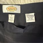 Talbots  100% Silk Dress Pants Vintage Black – Size 12 Photo 3