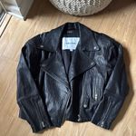 GRLFRND  Black Leather Jacket Photo 0