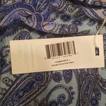 frankie's bikinis 💕FRANKIE'S💕 Honey One Shoulder Cheeky Swimsuit ~ Blue Paisley L Large NWT Photo 10