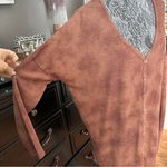 Z Supply  Mineral Wash Oversized Button Front Cardigan in Rust Clay Medium Photo 4