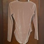 Madewell Madwell Faux Wrap Velvet Bodysuit Photo 2