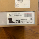 UGG  Fraser Exposed Fur Stout Water-resistant Leather Combat Boots Size 7.5 Women Photo 11