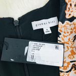 Gianni Bini Black Floral Long Sleeve Cutout Mini Dress Mobwife Party Size 4 New Photo 4