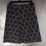 Gap  Elegant Black and White Floral Skirt Photo 0