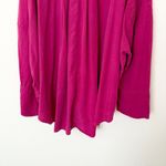 [Papinelle] Pink Amelie Long Sleeve Oversized Relaxed Fit Pajama Shirt Sz Large Photo 7