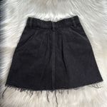 Free People We the Free Black Cosmic Flirt Fringe Mini Skirt Photo 5