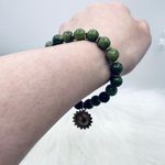 Go Green Sunflower Beaded Bracelet Charm Photo 2