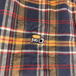 Cruel Girl  Shirt Blouse Western‎ Button Down Plaid Blue Orange Red XL Cotton Photo 1