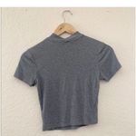 destined  Gray Mock Neck Crop Top Size Small Photo 1