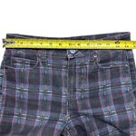 Paige Women's Hoxton Ankle Skinny Jeans Size 25 Black Atlantic Tartan Plaid Photo 9