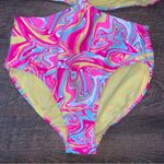 No Boundaries  One Piece Swimsuit Bathing Suit Multi Color Size Medium New w/Tags Photo 4