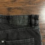 Ripped Black Jean Shorts Size 6 Photo 2