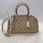 Coach Beige Signature Mini Sierra Satchel Photo 1