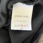 ANINE BING  100% Linen Charcoal Knit Top size XS Photo 3