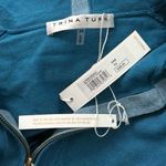 Trina Turk Delacorte Zip Hoodie in Deep Abyss Photo 3