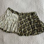 Urban Outfitters  Floral Plaid Schoolgirl Grunge Pleated Wrap Mini Skirt Size S Photo 8