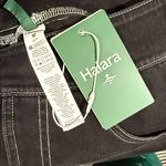 Halara NWT  Black Denim Skirt, mini size med. pull on stretchy. Tags and in bag Photo 3