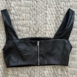 Edikted  Leather Bra Top Photo 1