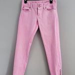 Lilly Pulitzer Pink Worth Skinny Mini Zip Jeans 2 Photo 0