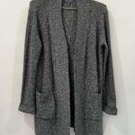 Be cool Cardigan Heathered Charcoal Gray Knit Size Medium Long Sleeve Photo 3