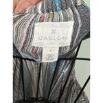 Caslon Nordstrom  Women’s Striped Sleeveless Cotton Dress Boho Small Batik Photo 2