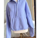 Girlfriend Collective  Purple Fleece Hoodie Size L Photo 0