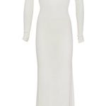 NWT Aya Muse zenith White Long Sleeve Dress Photo 0