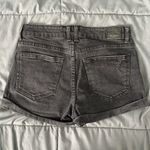 Bershka  Black Wash Denim Shorts Size 4 Photo 2