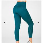 Fabletics Sync High Rise Perforated Teal Leggings Seamless size L Photo 1