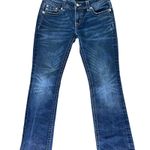 Miss Me Size 30x33 Navy Blue Bootcut Jeans with Embellished Pockets Photo 3