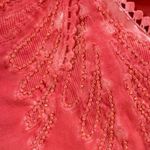 Free People Vintage  Beaded Mesh Ice Ice Baby Bodycon Dress Pink Lemonade Small Photo 10