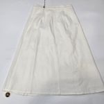 LPA  Button Up Midi Skirt in White Small Photo 11