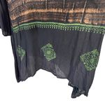 Shoreline  Black Abstract Long-Sleeve Tunic Photo 3