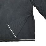 Free People  Annie Rib Knit Collared Top Women S Navy Boho Stylish Travel Resort Photo 9