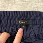 Quince  Performance Tech Wide Leg Pant XL Navy Blue Photo 6