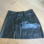South Moon Under Elegant Black Leather Skirt NWT Photo 1