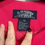 E.H. Woods Vintage 90s Hot Pink Should Pad Bow Front Closure Size 16 Photo 3