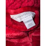 Charter Club Brand New  Women's Size XS Fire Brick Super Soft Plush Teddy Robe Photo 4