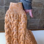 LC Lauren Conrad Creamsicle Pointelle Open Cardigan Sweater Photo 6