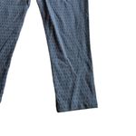 Betabrand  Pull-On Blue Print Ankle Pants Casual Office Everyday Medium Petite Photo 9