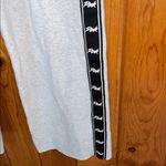 PINK - Victoria's Secret Gray Track Pants with Black Stripe pink Victoria’s Secret boyfriend pants small Photo 2