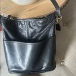 Coach Vintage Black Glove Tanned Leather Bucket Bag No 0660 013 Photo 4