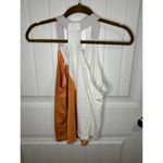 adidas Adicolor Sliced Trefoil Racer Back Tank Top White Size XS Photo 3