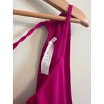 ASTR Pink Ruched Bust Slit Midi Dress Size XS Photo 5