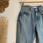 Free People straight-leg jeans high rise cotton boho brown streetwear 26 Photo 1