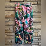 Anthropologie Raphael Balme Peacock Flannel Sleep Pants & Shirt Top XS S Pink Photo 9