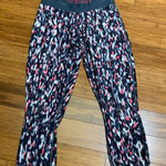 Nike Leggings Womens Medium Gray Pink Pro Dri-FIT Crop Running Workout Just Do Photo 0