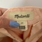 Madewell Pink Cargo Straight Leg Pants Baggy Boho Military Women's size 29 Photo 2